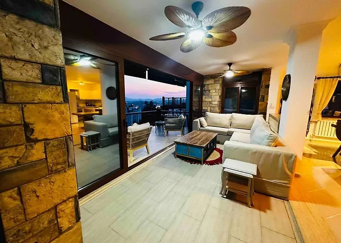 Villa Deniz Manzarali Tas Bodrum